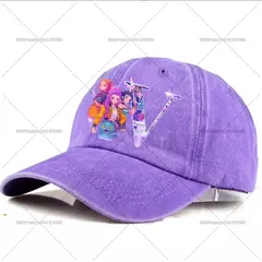 Kpop demônio caçador chapéu carta A-Z boné de beisebol para mulheres verão ajustável chapéu de sol anime bonito retro sunbonnet adulto chapelaria presente - comprar online