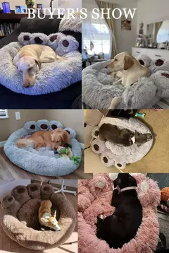 Cama de cachorro fofa, canil de pelúcia, acessórios para animais de estimação, produtos para cães grandes, cama, sofá, cesta, tapete pequeno, gatos, almofada grande, filhote de cachorro, animais de estimação - comprar online