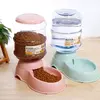 Alimentadores automáticos para cães, garrafa de água de plástico, tigela para alimentação e beber, dispensador de água para cães, tigela de alimentação para animais de estimação, suprimentos para animais de estimação