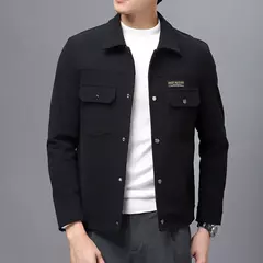 Casaco de veludo masculino único-breasted duplo bolso lapela multi-cores senhores casual juventude moda luxo workwear casaco na internet
