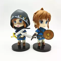 6 pçs/set Jogo A Lenda de Zelda Link Bonito PVC Action Figure Brinquedos 10cm - loja online