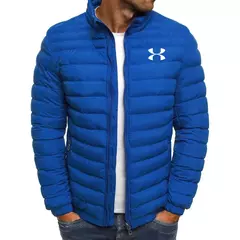 Jaqueta de algodão simples e multifuncional masculina, gola em pé, casual, elegante, marca solta, nova, inverno - comprar online