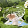 Roda de corrida para hamster, disco voador silencioso, roda de corrida, urso dourado, máquina de exercício, cobaia, roda esportiva, brinquedo para animais de estimação