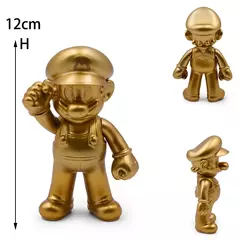 Super mario bros figura de ação brinquedos wario waluigi bowser pvc modelo boneca sapo burro kong anime dos desenhos animados jogo coleção brinquedo presente - comprar online