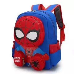 Disney-Spiderman Mochilas para Estudantes, Super Heroes School Bag, Cartoon 3D Stereo, Kindergarten Backpack, Children's Travel Bag, Gift - Wolf Magazine