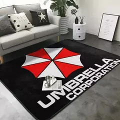 Imagem do Horror Movie Umbrella Corporation Tapete para Sala Decorações de Casa Mesa Sofá Grande Área Tapetes Quarto Antiderrapante Tapete