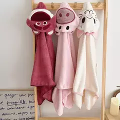 Toalha de banho com capuz bonito para crianças Super macio, roupão absorvente Cobertor dos desenhos animados Quickdry, roupa de dormir para recém-nascido, bebê - loja online