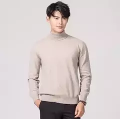 Suéter de gola alta masculino pulôver de cashmere suéteres de gola alta, camisa, roupas para outono e inverno, 2023 na internet