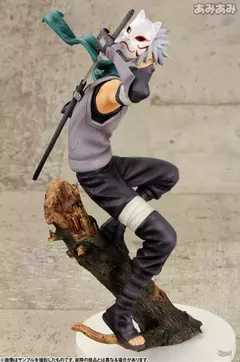Imagem do 19cm quente dos desenhos animados naruto anime figura hatake kakashi figura de ação escuro ninja kakashi estatueta pvc coleção modelo boneca brinquedos