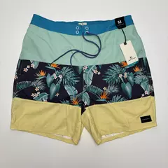 Imagem do Masculino Esporte Bermuda Shorts, Praia Swimwear, Surf, Natação, Volley Boardshorts, Bolso Lateral, 2 Camadas, Tamanho S, M, L