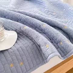 Qualidade capa de cama xadrez puro algodão lavado colcha cobertor grau a algodão acolchoado folha capa verão colcha têxteis para casa na internet