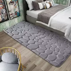 Super Absorvente Coral Velvet Floor Mat, Tapete De Banho, Tapete De Porta Do Banheiro, Anti Slip na internet