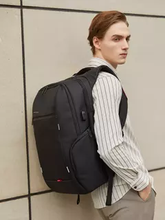 Kingsons bolsa masculina à prova d'água, mochila para laptop de 17 polegadas com carregamento usb externo, mochila antifurto para laptop, multicamadas