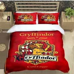 3d quente magia academia harry potter impressão conjuntos de cama suprimentos conjunto consolador adolescentes meninas dos desenhos animados gêmeo único presente do miúdo - Wolf Magazine