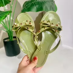 Chinelos rebitados para mulheres, sapatos de geléia, chinelos de fundo plano, chinelos de rebite casuais, para casa, fora, verão, 36-42 - Wolf Magazine