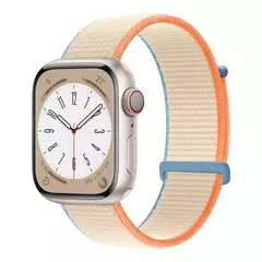 Pulseira de Nylon Respirável para Apple Watch, Alça de Substituição, Ultra 2 1, 49mm, Série 9, 8, 7, 6, 5, 4, 3, SE, 44mm, 45mm, 41 milímetros, 44 milímetros