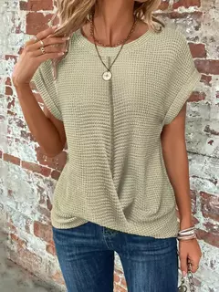 Imagem do Blusas vintage de grandes dimensões para mulheres, monocromáticas, casuais e soltas, camisas elegantes para jovens, tops femininos, moda, verão, 2024
