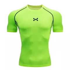 Camisa respirável Rashguard de compressão masculina, ajuste seco, camiseta esportiva MMA Fitness Gym, camisa de corrida, alta qualidade - loja online