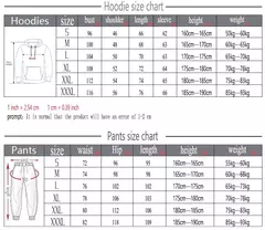 Fatos de treino e moletom de 2 peças masculinos, moletom com capuz com zíper, calça casual fitness, roupas esportivas para jogging, estampa inverno, 2022