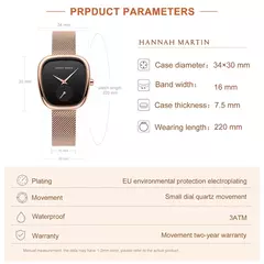 Imagem do Relógio de pulso de quartzo oval estilo minimalista feminino, barril de vinho, ouro rosa, preto, cronômetro, elegante, 34mm, novo, 2023