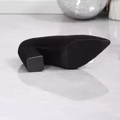 Salto alto de dedo apontado para mulheres, sapatos em rebanho, boca rasa, elegante, sólido, vestido de moda, marca deslizante, outono, 2024 - Wolf Magazine