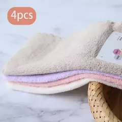 25x25cm 4 peças ultra-finas de fibra doméstica limpeza rosto desenhos animados de alta qualidade misturado com toalhas cachecol de toalha infantil