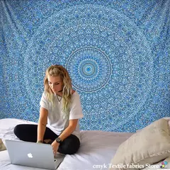 Mandala Tapeçaria para Decoração de Casa, Beach Yoga Mat, Colcha de Mesa, Pendurado, Boêmia, Indiano, Hippie, Quente, Novo, 210x148cm - loja online