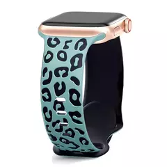 Pulseira de Silicone Gravada para Apple Watch, Faixa 45mm, 44mm, 42mm, 41mm, 40mm, 49mm, 44mm, Pulseira Correa, Série 8, 9, 7, SE, 6, 5, 4, 3, ultra 2 - Wolf Magazine