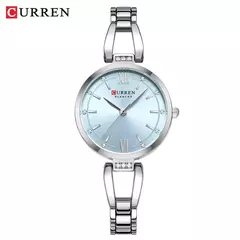 Curren-relógio de pulso feminino 9092, luxo, elegante, pulseira de aço inoxidável, pulseira, feminino, moda, para meninas - comprar online