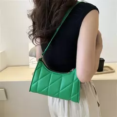 Bolsa de ombro PU com alça pequena para mulheres, bolsas crossbody pretas, bolsa de embreagem, moda moda na internet