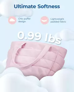 Imagem do BAGSMART-Bolsa de ombro de cor sólida para mulheres, bolsas femininas, lazer, simples, Mommy Go Out, Tote, Novo, 2024
