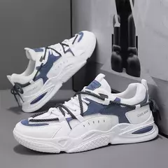 Sapatilhas casuais para homens, Plataforma confortável, Tênis Esportivos Running, Calçado de Basquete Respirável, Tênis na moda, Alta qualidade