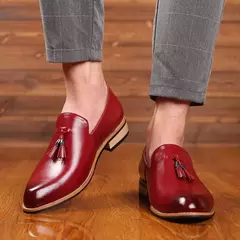 Oxfords de escritório formal masculino, Sapatos de casamento Oxford, Mocassins franjados, Sapatos sociais de luxo - Wolf Magazine