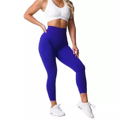 NVGTN Sólida Sem Costura Leggings Mulheres Soft Workout Tights Fitness Outfits Yoga Calças Alta Waisted Gym Wear Spandex Leggings na internet