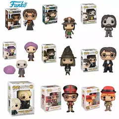 Funko pop harried hedwig sirius preto dobby snape voldemort luna ron potter hermione malfoy brinquedo figura coleção modelo brinquedos
