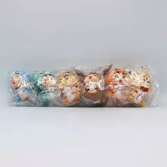 6 Pçs/set Q Versão Crayon Shin-chan Anime Figura Shin-chan COS Pokémon Pikachu Figura de Ação Decorações de Sala Brinquedo de Coleção de PVC - comprar online