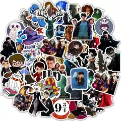 Harries potter brinquedos clássicos luna ron adesivo hermione malfoy snape adesivos à prova dwaterproof água para telefone portátil scrapbook scooter brinquedo na internet