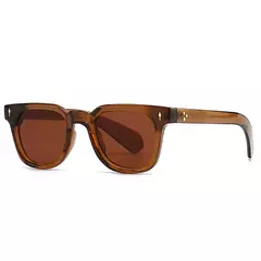 SHAUNA-Óculos Retro Quadrados Rebites para Homens e Mulheres, Óculos de Sol Verdes, UV400 Shades, Fashion - loja online