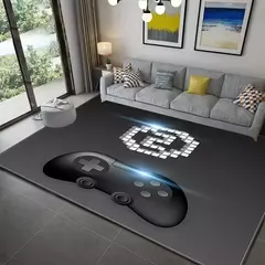 3d impressão gamer controlador padrão sala de estar tapetes antiderrapante cas na internet