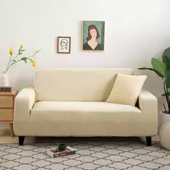 Elastic Jacquard Sofá Capa para Sala de Estar, Stretch Slipcovers, Canto Sofá Covers, L Forma, 1 Seater, 2 Seater, 3 Seater, 4 Seater - loja online