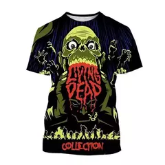 Unisex Return Of The Living Dead 3D Impresso Horror Filme T-Shirt, Moda Casual, - Wolf Magazine