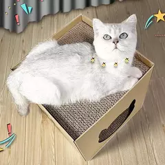 Casa universal do risco do cartão para gatos, Caixa do risco do gato, Brinquedo do arranhão do gato, Brinquedo do risco do gatinho na internet