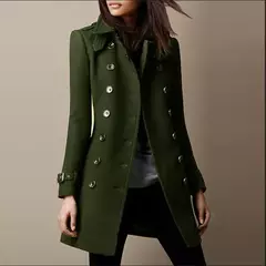 Casaco de lã solto de manga comprida feminino, jaqueta gola virada para baixo, streetwear preto, moda outono e inverno - Wolf Magazine