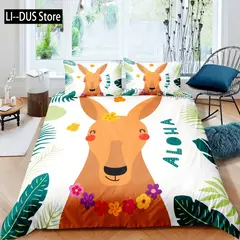 Canguru capa de edredão poliéster boho tartaruga peixe colorido tie dye colcha capa paisley tema animal conjunto cama rainha rei tamanho - comprar online