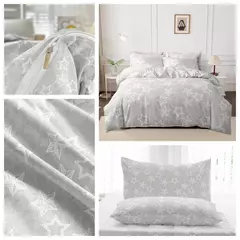 Imagem do Poliéster Impresso Lixar Duvet Cover, Conjunto de cama Estilo Europeu, Quilt Cover, Pele Tecido Amigável, Queen Size, 3Pcs