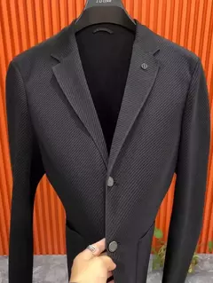 Casaco masculino com peito único, casaco de vestido de negócios, blazer masculino elegante, jovem designer de luxo emo, marrom, nova moda, 2024 - loja online