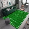 3D Campo de Futebol Tapete para Crianças Quarto Macio Tapete Tapete de Poliést
