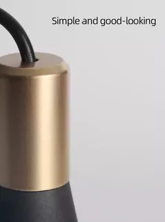 Aisilan-Lâmpada pingente LED, lustre moderno, abajur de metal preto, luz suspensa, cozinha, mesa de quarto, sala de jantar, casa - comprar online