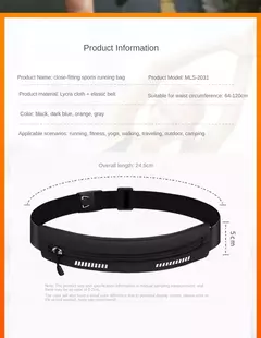 Imagem do Cintura impermeável e sacos de corrida para mulheres, suporte do dinheiro, suporte do telefone, corrida, treinamento, cinto chave, acessórios de bicicleta, bolsas, esportes, fitness