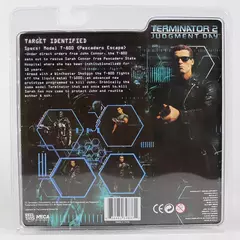 Neca o terminator T-800 moinho de aço pvc action figure coleção modelo brinquedo boneca presente